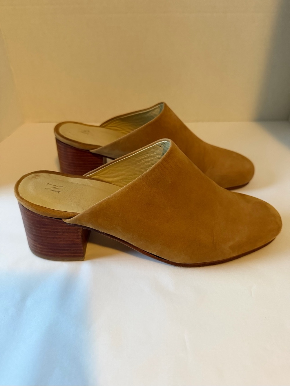 Nisolo All Day Heeled Mules In Leather Sz 7 Women’s